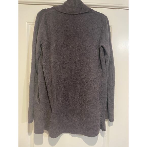 Barefoot Dreams CozyChic Light Open Front Sweater-Gray-Cozy Boucle Knit - Medium - Picture 2 of 12